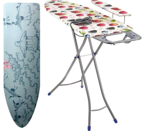 Гладильная доска Nika Белль Классик 3 БК3 Восток на голубом фоне