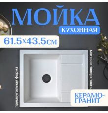 Кухонная мойка Saniteco Fortis белый