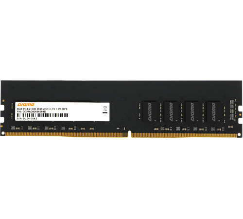 Оперативная память Digma 8ГБ DDR4 2666 МГц DGMAD42666008D
