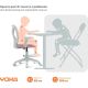 Детское ортопедическое кресло Yoka Bexi розовый