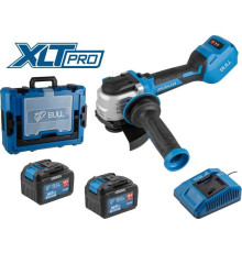 Угловая шлифмашина Bull CSG 1812-1 SR XLTpro Xcase 1333998 с 2-мя АКБ, кейс