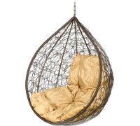 Подвесное кресло BiGarden Tropica BS без стойки коричневый/бежевый
