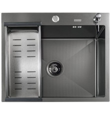 Кухонная мойка Avina Futur FK 4848 B Eco Embossing черный нано