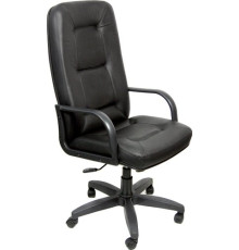 Офисное кресло Деловая обстановка Пилот Стандарт кожа черный