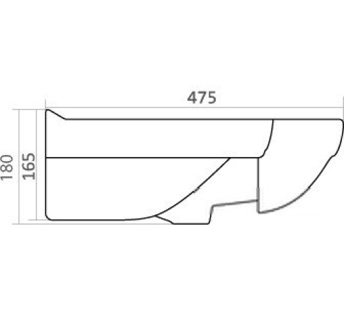 Умывальник Santek Байкал-65 66x47.5 [1.WH10.9.651]