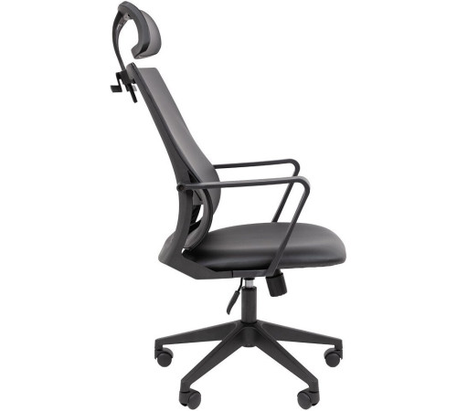 Офисное кресло CHAIRMAN 545 экокожа черный