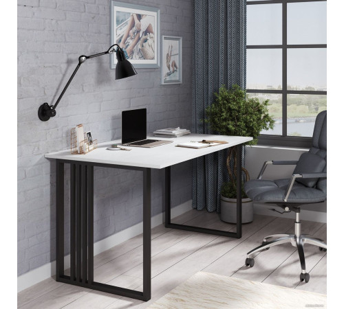 Стол Mio Tesoro Франко 120x66 белый/черный