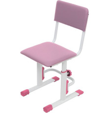 Ученический стул Polini Kids City/Smart S белый/розовый