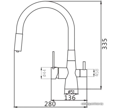 Смеситель Shevanik S668H