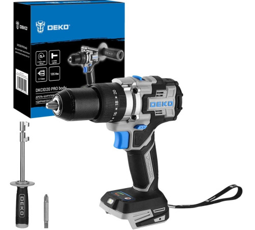 Ударная дрель-шуруповерт Deko DKCID20 PRO 063-4457 без АКБ