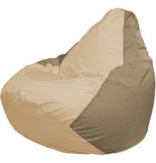 Кресло-мешок Flagman Груша Макси Г2.1-136 бежевый темный/бежевый