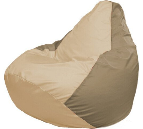 Кресло-мешок Flagman Груша Макси Г2.1-136 бежевый темный/бежевый