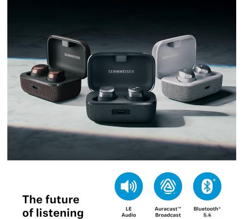 Наушники Sennheiser Momentum True Wireless 4 белый/серебристый