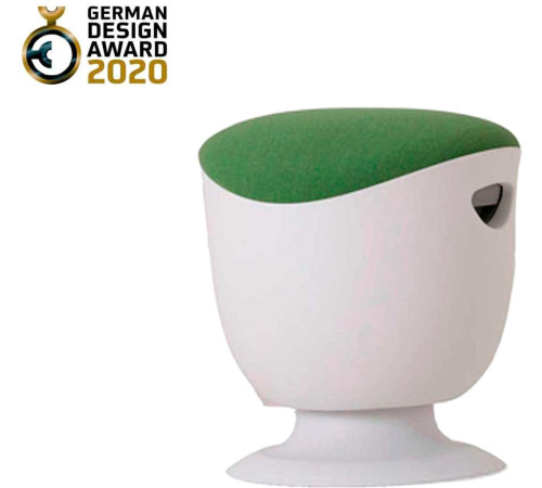 Офисный стул Chair Meister Tulip белый пластик, зеленый