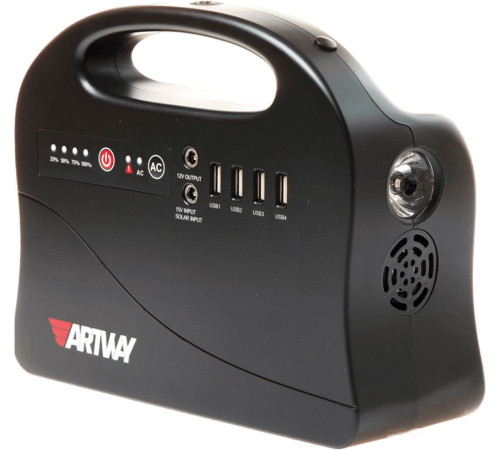 Портативная зарядная станция Artway EA-146IS 39600mAh черный