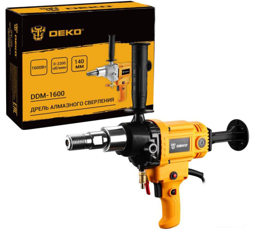 Дрель алмазного сверления Deko DDM-1600