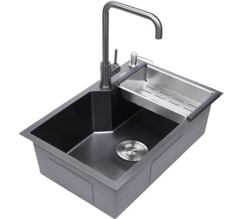 Кухонная мойка Avina HM6548 S PVD графит