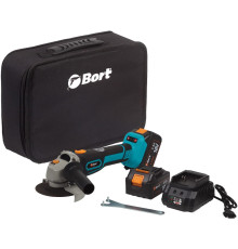 Угловая шлифмашина Bort BWS-18Li-125 с 2-мя АКБ