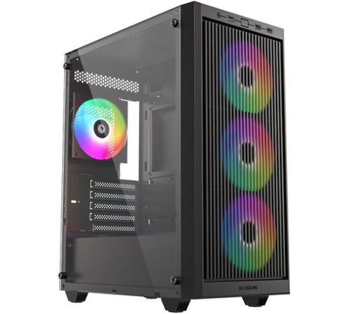 Корпус ID-Cooling Ware 300 ARGB черный