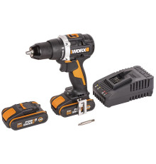 Дрель-шуруповерт Worx WX102 с 2-мя АКБ, кейс