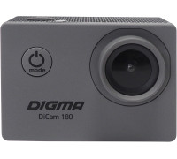 Экшен-камера Digma DiCam 180 серый