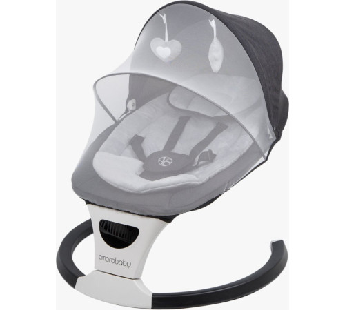 Детские шезлонги и качалки Amarobaby Teddy Swing AB24-22TED/09 черный