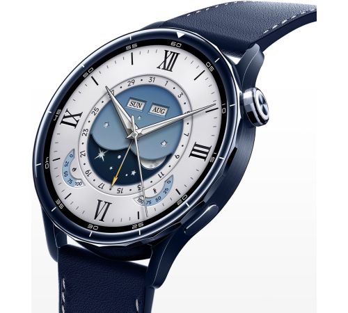 Умные часы Xiaomi Watch S5 46 мм керамический синий, международная версия