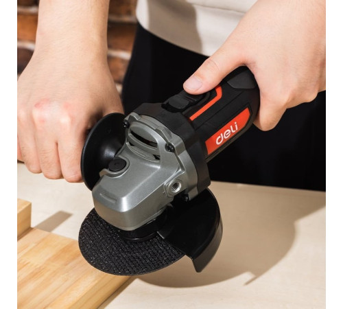 Угловая шлифмашина Deli DE-JM20-3D4 с 2-мя АКБ, сумка