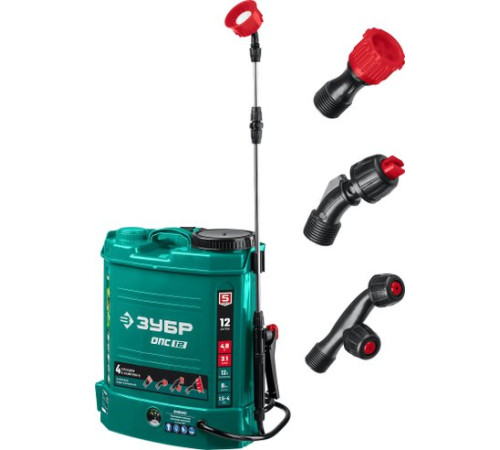 Аккумуляторный опрыскиватель Зубр ОПС-12 с 1-им АКБ