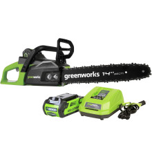 Аккумуляторная пила Greenworks GD40CS15 с 1-м АКБ 2 Ah