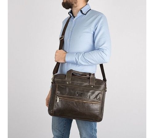Сумка Poshete 253-6547-29-BRW коричневый