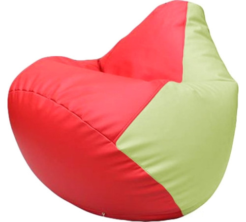 Кресло-мешок Flagman Груша Макси Г2.3-0904 красный/светло-салатовый