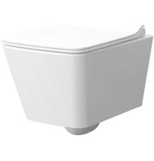 Унитаз подвесной Керамин Тобаго R МЛ Slim с жестким сиденьем и микролифтом