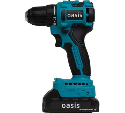 Дрель-шуруповерт Oasis ASB-18A с 2-мя АКБ, кейс