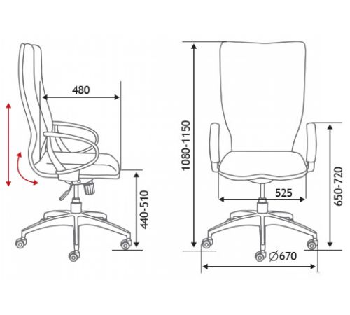 Кресло Norden IQ CX0898H-0-56 белый/голубой