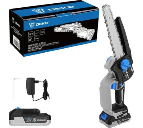 Аккумуляторная пила Deko DKCHS 20V 063-4484 с 2-мя АКБ