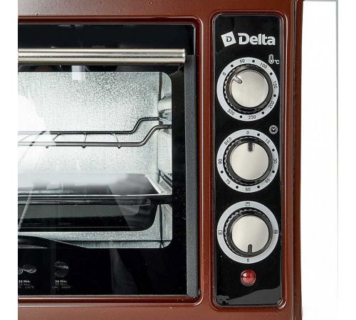 Мини-печь Delta D-0123 коричневый