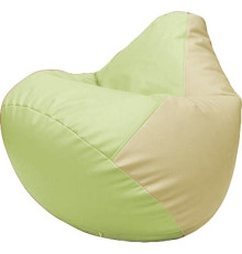 Кресло-мешок Flagman Груша Макси Г2.3-0410 светло-салатовый/светло-бежевый