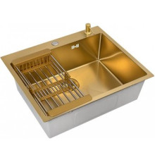 Кухонная мойка Diamond 600*500, коландер, дозатор GOLD DECOR