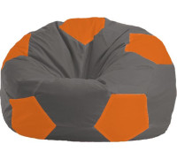 Кресло-мешок Flagman Мяч Стандарт М1.1-363 темно-серый/оранжевый