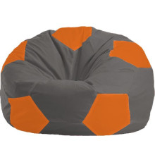 Кресло-мешок Flagman Мяч Стандарт М1.1-363 темно-серый/оранжевый
