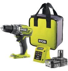 Дрель-шуруповерт Ryobi R18DD3-115S 5133005301 с 1-им АКБ 1.5 Ач, сумка
