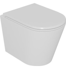 Унитаз подвесной D&K Venice DT1026516 белый, сиденье микролифт