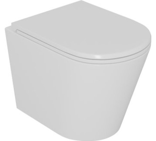 Унитаз подвесной D&K Venice DT1026516 белый, сиденье микролифт