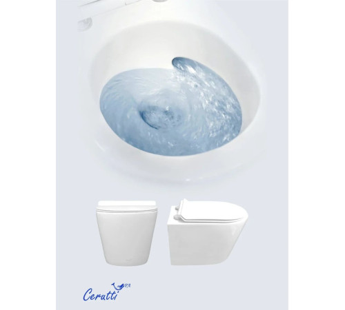 Унитаз подвесной Cerutti Luigi Aria Tornado CT11101