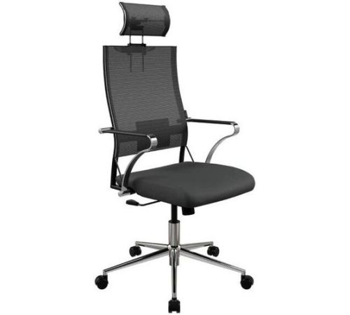 Офисное кресло Metta Ergolife Sit Air 24/7 B2-281K черный/серебристый