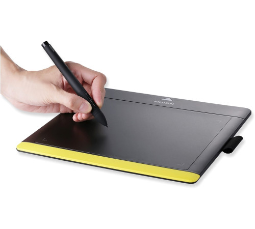 Графический планшет Huion 680TF черный/желтый