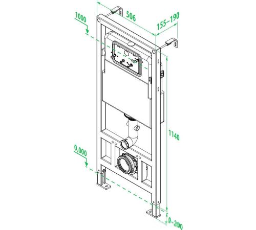 Инсталляция для унитаза IDDIS Neofix [NEO0000I32]