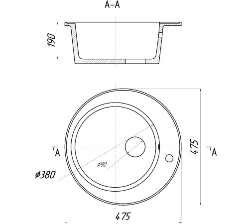 Кухонная мойка Gerhans A05 терракот