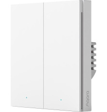 Выключатель Aqara Smart Wall Switch H1 двухклавишный без нейтрали белый